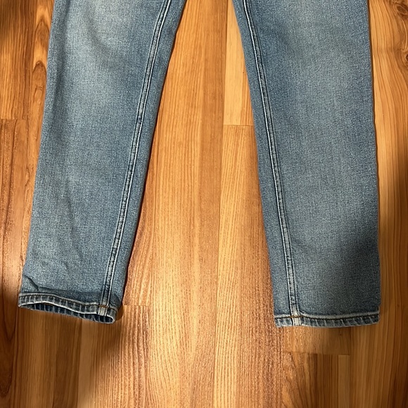 Re/Done 90s High Rise Ankle Crop Hazey Indigo - Picture 5 of 12